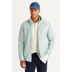Altınyıldız Classics Erkek Cagla Anti-pilling Tüylenme Yapmayan Standart Fit Dik Bato Yaka Sweatshirt Polar Ceket