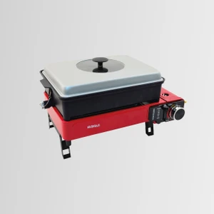 Ng 500 Portatif Gazlı Barbekü ve Pişirme Seti - Kamp Ocak