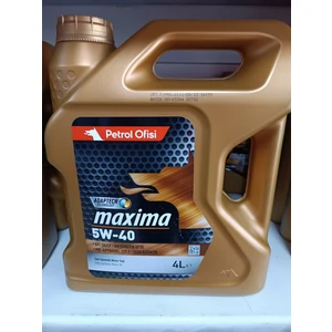 Petrol Ofisi Maxıma 5W-40 4 Lt 2024 Üretim Tam Sentetik