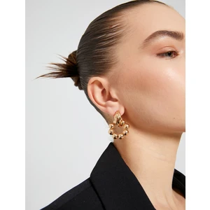 Sallantılı Küpe Geometrik Şekilli