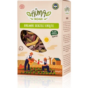 Hüma Organik Sebzeli Erişte 350 gr
