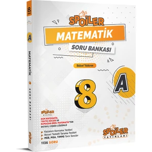 Spoiler Yayınları Spoiler 8.sınıf Geliştiren Matematik A Soru Bankası