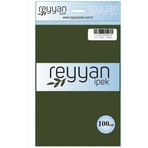 Düz Renk Poşetli Yazma 100 cm Koyu Yeşil 073
