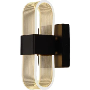 Kapalı Akrilik Duvar Apliki Kısaltılabilir Lamba Yatak Odası Koridor Aydınlatma Siyah Şerit Çizgileri (Yurt Dışından)