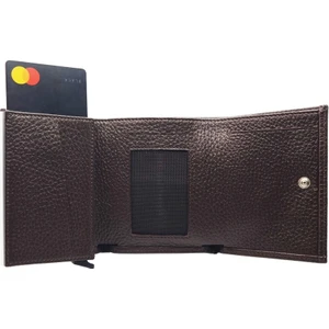 Alc Collection Hakiki Deri Mekanizmalı Renk Seçenekli Kadın ve Erkek Kartlık Cüzdan