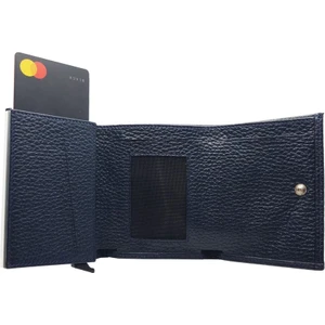 Alc Collection Hakiki Deri Mekanizmalı Renk Seçenekli Kadın ve Erkek Kartlık Cüzdan