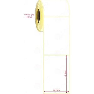 TT Marketing 80×120 Eco Termal Barkod Etiketi ( 2RULO=1000 Adet)