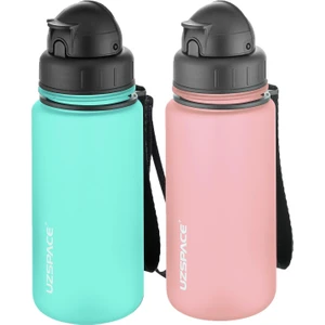 2'li Pipetli Tritan Matara Seti 400  ml Fiftyfifty