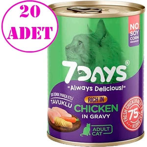 Yetişkin Kedi Konservesi Tavuklu 415 gr 20 Ad