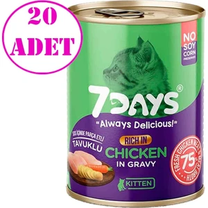 Yavru Kedi Konservesi Tavuklu 415 gr 20 Ad
