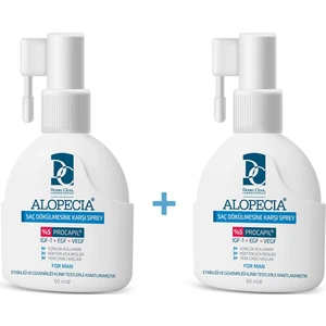 Dermo Clean Alopecia Procapil ve Igf İçerikli Erkek Saç Sprey (Serum) 60 ml - 2'li Set