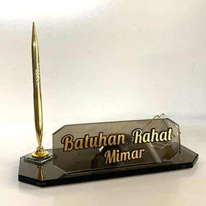 Suba Kristal Kristal Isi mlik Dünyalı Ofis Hediyesi Masa Isi mliği C6