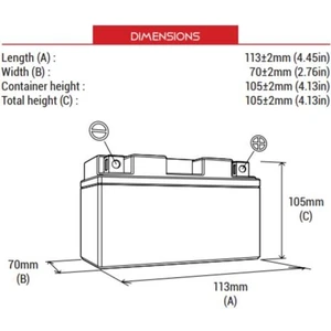 BS Battery BTZ7S- Motosiklet Aküsü