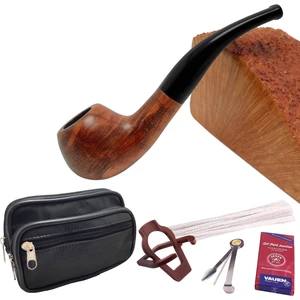 Kahverengi Sandalwood Ahşap Pipo Seti RC88-TAKIM