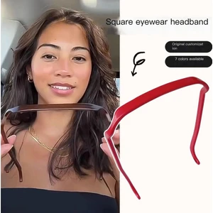 9 Adet Kare Gözlük Hairband Görünmez Sabit Saç Tokası (Yurt Dışından)