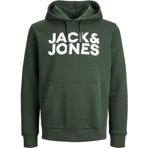 Jack & Jones Jjecorp Logo Sweat Hood Noos Yeşil