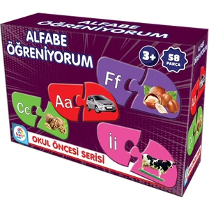 Resimlerle Türkçe Eğitici Alfabe Öğreniyorum 40 Parça