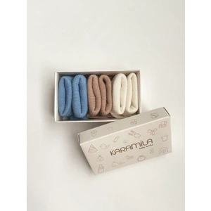 3'lü Set Bebek Bambu Çorap -Baby Bamboo Socks - Yenidoğan Çorap