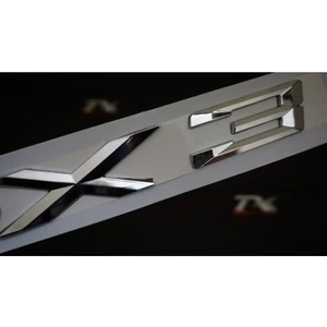 Bmw X3 Bagaj Krom Metal 3m 3D Yazı Logo