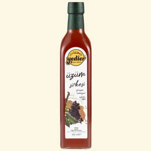 Içilebilir Doğal Fermantasyon Katkısız Üzüm Sirkesi 500ML