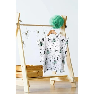 %100 Pamuk Müslin Kumaştan Bebek Panço