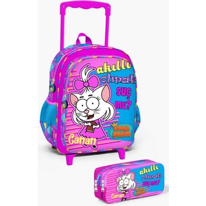 Coral High Kral Şakir Pembe Çekçekli 2'li Çanta Seti SET0233118