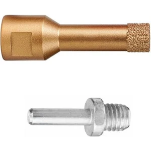 10 mm Granit Mermer Seramik Delme Panç Spiral ve Matkap Için Aparatlı M14