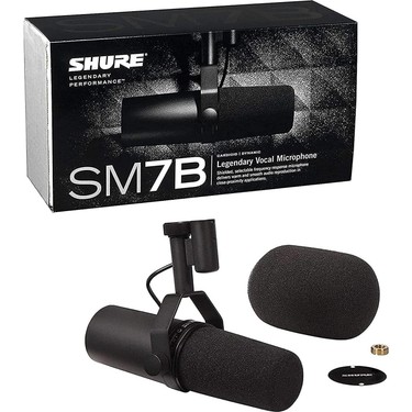 Shure SM7B Vokal Dinamik Mikrofon Fiyatı - Taksit Seçenekleri