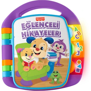 Fisher-Price Eğlen&Öğren  Eğitici Hikaye Kitabı (Türkçe), 6 - 36 aylık,