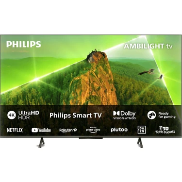 Philips 55PUS8108 55" 139 Ekran Uydu Alıcılı 4K Ultra HD Smart LED