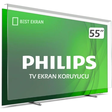 Best Ekran Philips 55PUS8508 Tv Ekran Koruyucu - Philips 55" Inç 139 cm Ekran