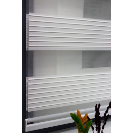 Ekru Geniş Plise Zebra Perde Güneşlik modelleri