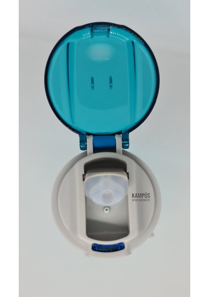 Cool-J 600ML Pipetli Kilitli Mavi-Gri Tritan Matara modelleri