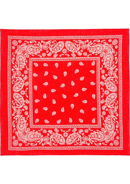 Kadın Baskılı Kırmızı Bandana 1911810-82580