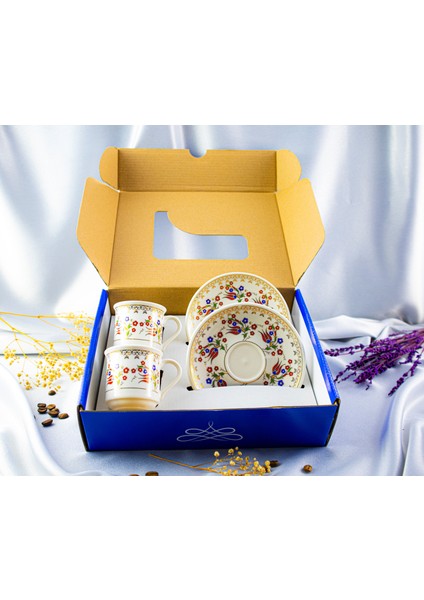 2'li Altın Yaldızlı Porselen Fincan Takımı modelleri