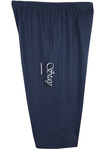 Erkek Büyük Beden Penye Kapri Indigo fiyatları