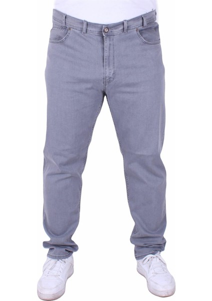 Mocgrande Büyük Beden Kot Pantolon Power Lycra Madrid 11900 Gri