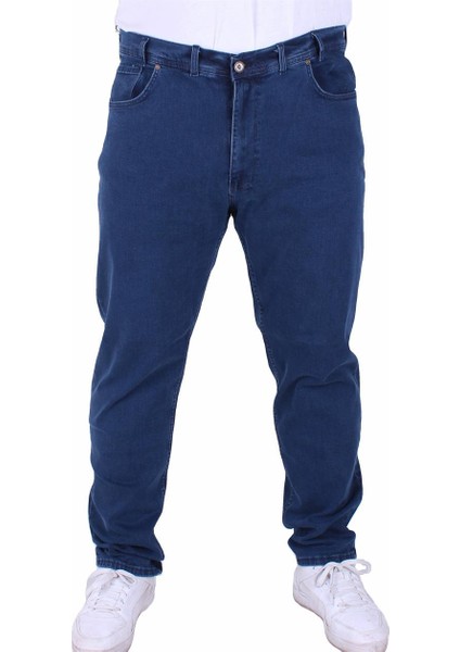 Mocgrande Büyük Beden Kot Pantolon Power Lycra Madrid 11900 Açık Lacivert