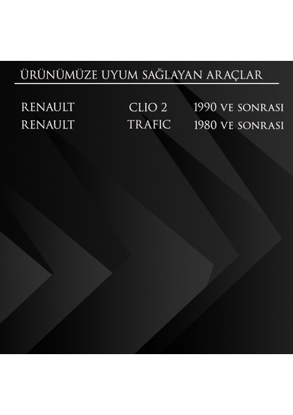 Renault Clio 2,trafic,master Için Dörtlü Flaşör Düğmesi - Kırmızı