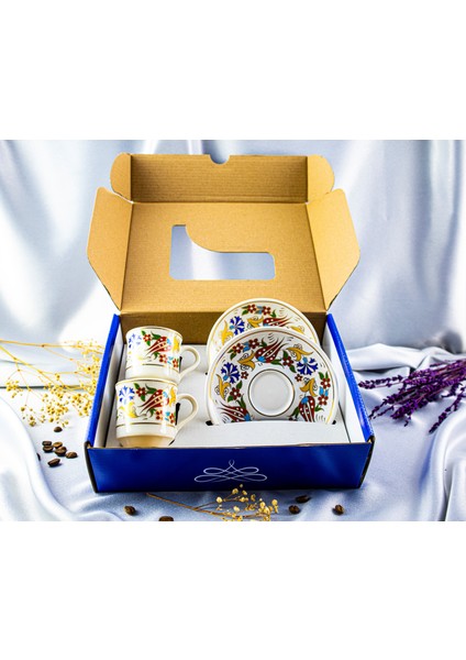 2'li Altın Yaldızlı Porselen Fincan Takımı modelleri