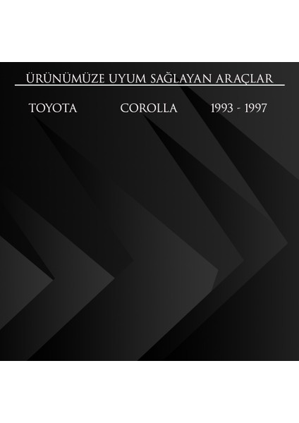 Toyota Corolla Için Iç Kapı Kolu Sağ