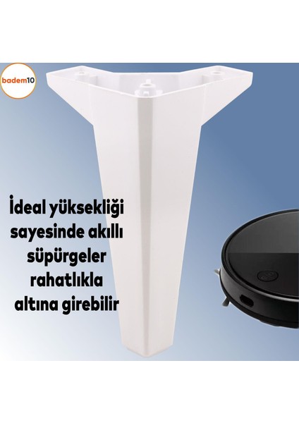 Sedir Lüks Mobilya Kanepe Konsol Sehpa Tv Ünitesi Koltuk Ayağı 20 cm Beyaz Ayakları 4 Adet fırsatları