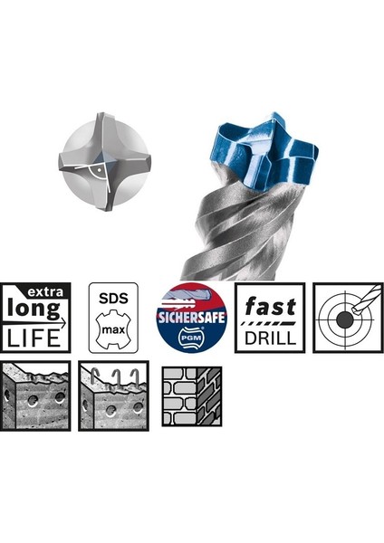 Expert Sds-Max Beton Matkap Ucu (Max-8) 24X320 mm (2608900238) fırsatları