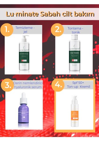 Güneş Kremi Spf 50+ Pembe Yüz Güneş Kremi Pink Touch Ton Eşitleyici Yüksek Koruma Uva