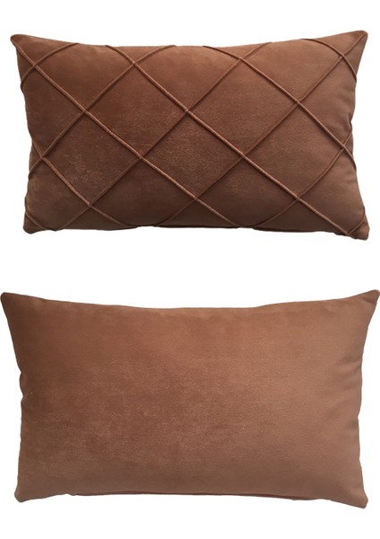 Leke Tutmaz Silinebilir Kapitoneli Kırlent Yastık Kılıfı