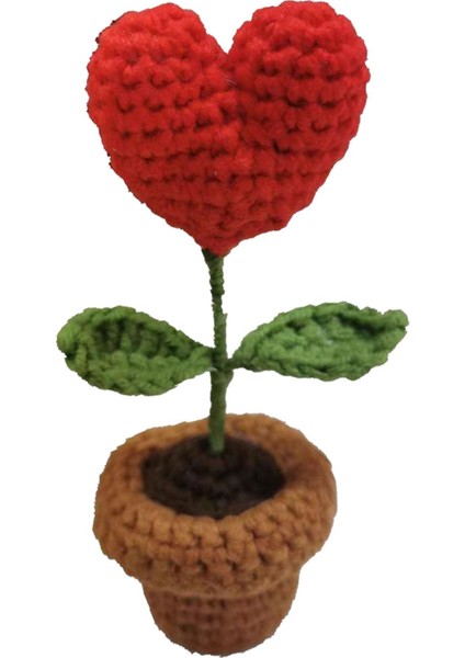 Tamamen Başlayan Örme Flowerpot'u Tığ Işi Öğrenmeyi Öğren (Yurt Dışından)