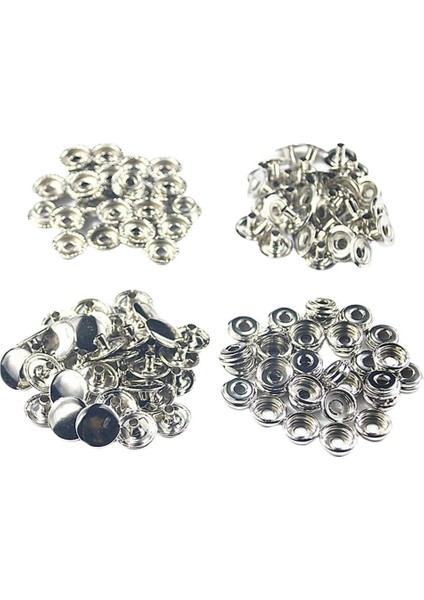 50 Set Katçıları Sew'siz Bağlandırma Kapatma Sğmesi (Yurt Dışından)