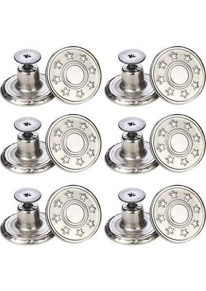 12X 17MM Jeansğmeleri Jean Pant Içinım Saplamaları Küçük Yıldızı Değiştirin (Yurt Dışından) indirimleri