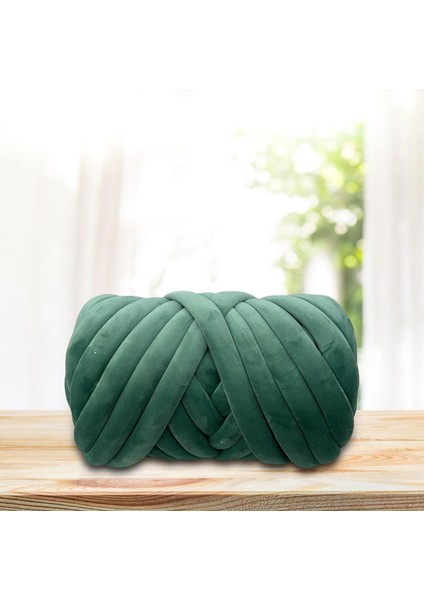 Kadife Tıknaz Iplik Hafif Sight Sive Sweight Macrame El Sanatları Halıları Yeşil Atın (Yurt Dışından) fırsatları