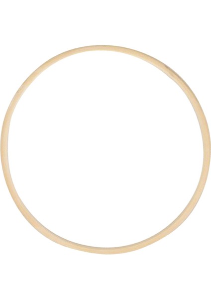 Rüya Catcher Hoop, Ahşap Bambu El Yapımı, Çelenk Makrome Zanaat 23CM Ahşap (Yurt Dışından)